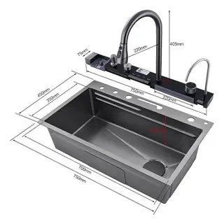 Waterfall Kitchen sink - image 2