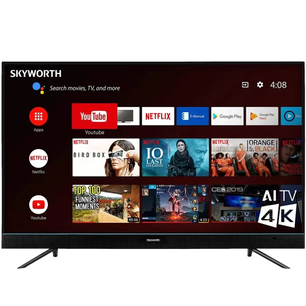 Skyworth 55″ inch Smart Ultra HD 4K Android LED TV