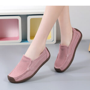Classic Casual Pure Leather Women Loafers