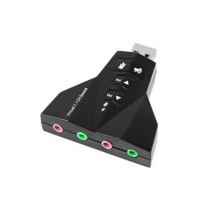 3.5mm Plug USB 2.0 to 3D Virtual Audio Sound Card Adapter 7.1 CH