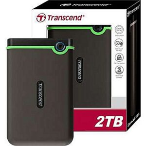 TRANSCEND Storejet 25M3 - 2TB - USB 3.1 External Hard Drive