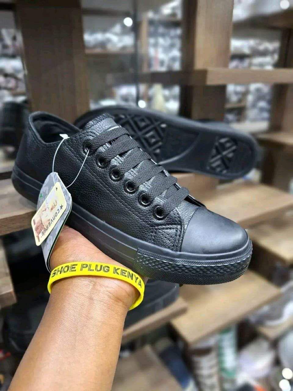 Leather Converse All Star Sneakers - Image 4