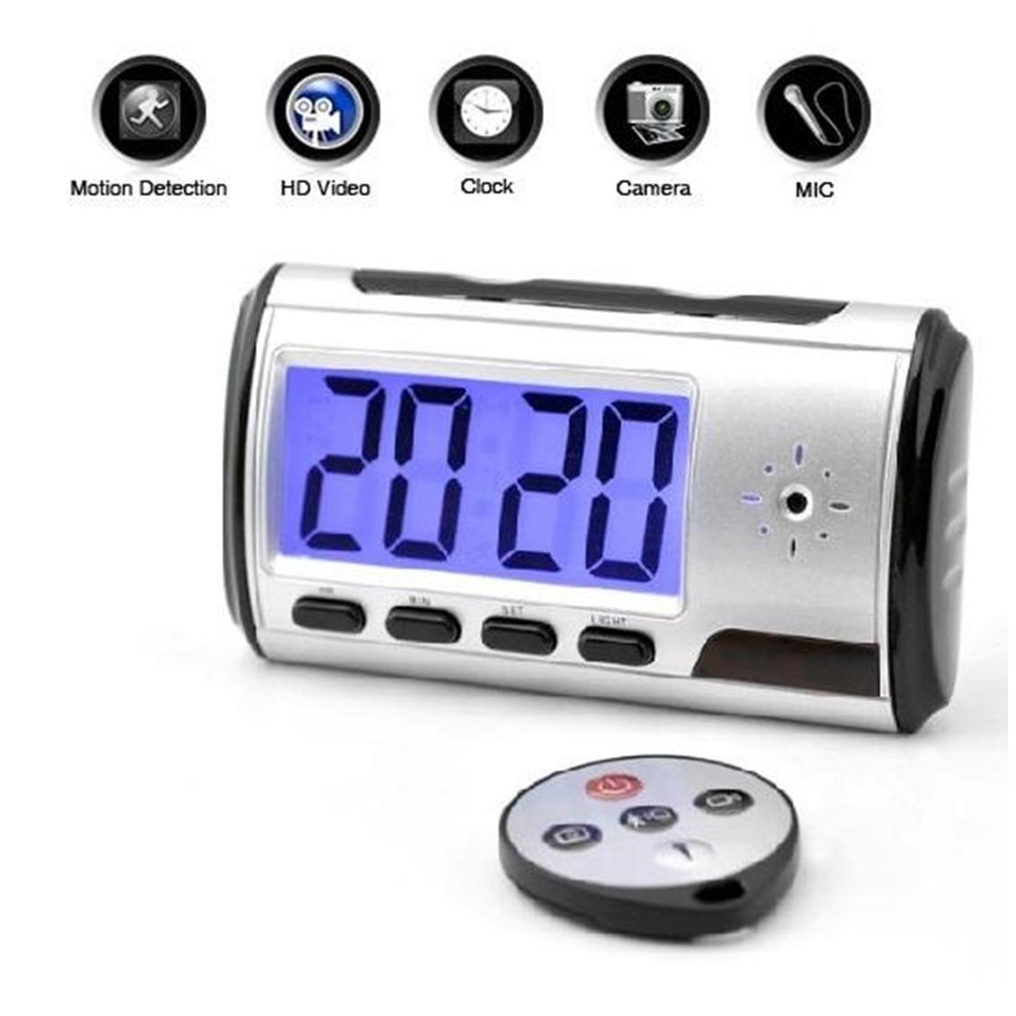 Hidden Table Clock Camera